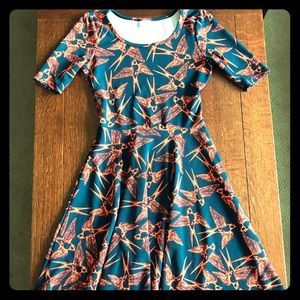 LuLaRoe Nicole Bird Dress